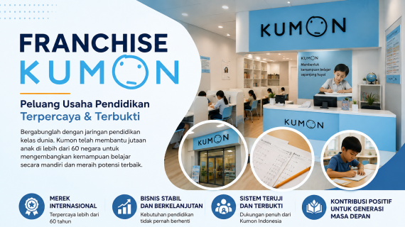 Franchise Kumon Bisa Jadi Pilihan Bisnis Bagi Anda yang Hobi Mengajar